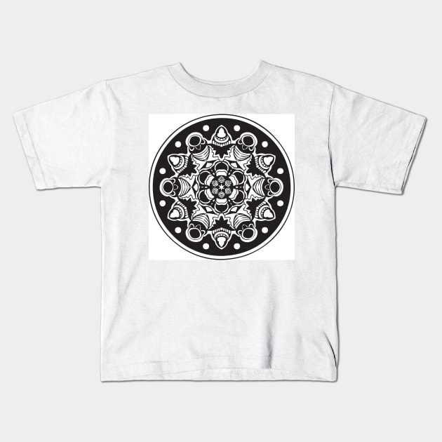 Decorative Ornament Design Kids T-Shirt by Shop Ovov